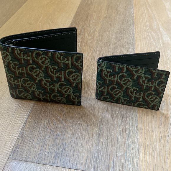 Coach 3 in 1 Wallet With Coach Monogram Print in Amazon Green - Picture 5 of 8